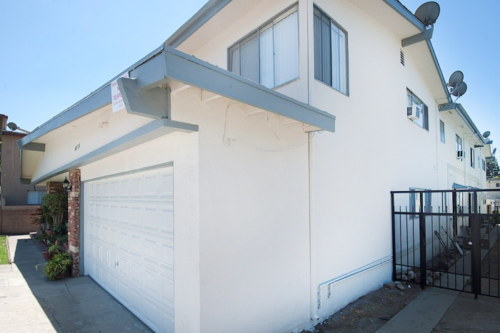 Painted apartment exterior in Orange County