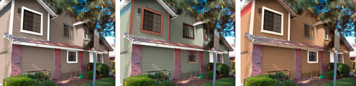 Designer color choices for painting apartment complex - Los Angeles