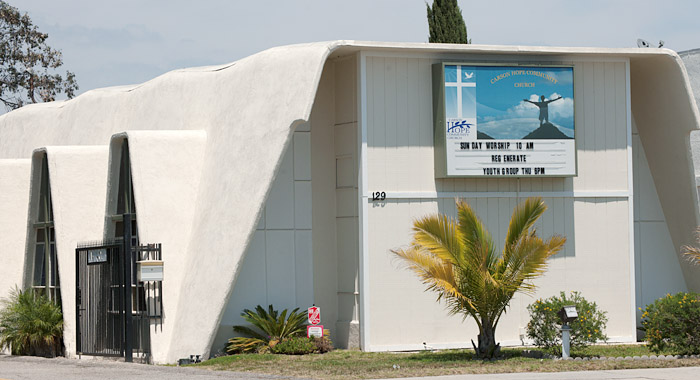 Painted church in Carson, CA