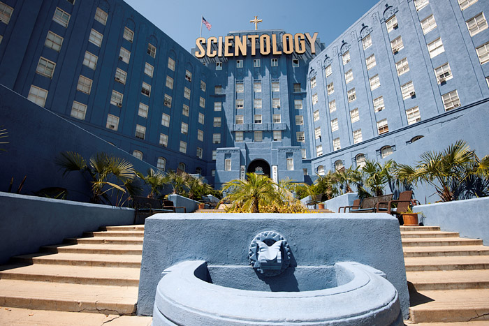 Commercial Painting Contractor - Scientology Building - south entrance, Hollywood