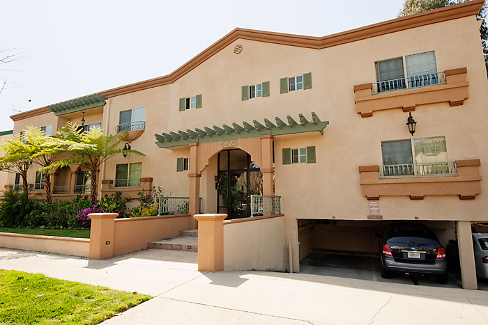 Painted apartment in West LA